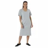 Neora Ss Fold Up Dress Grey