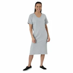 Neora Ss Fold Up Dress Grey