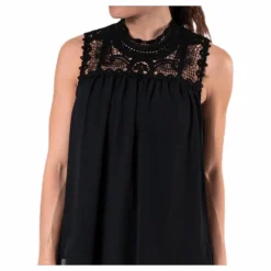 New Cat S/L Top Wvn Black