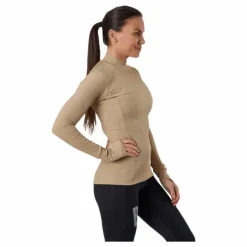 Night Rib LS Tee Beige