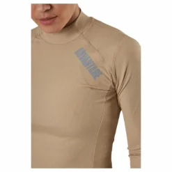 Night Rib LS Tee Beige
