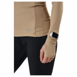 Night Rib LS Tee Beige