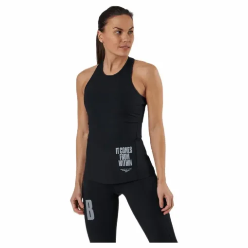 Night Rib Tank Black