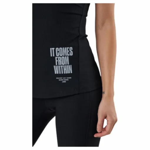 Night Rib Tank Black