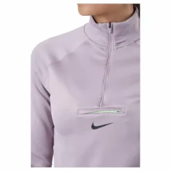 Nike Dri-fit Element Women's T Plum Fog/lime Glow/black