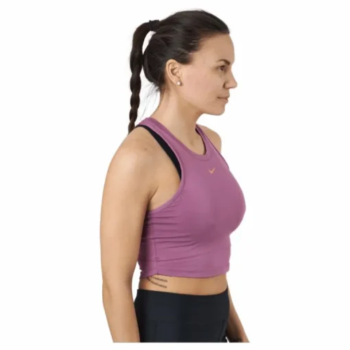 Nike Dri-fit One Luxe Women's Light Bordeaux/metallic Gold