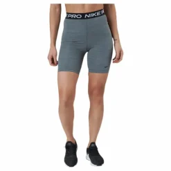 Nike Pro 365 Women's High-Rise 7" Shorts SMOKE GREY/HTR/BLACK/BLACK