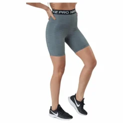 Nike Pro 365 Women's High-Rise 7" Shorts SMOKE GREY/HTR/BLACK/BLACK