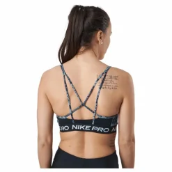 Nike Pro Dri-fit Indy Women's Aviator Grey/black/black/white