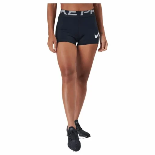 Nike Pro Dri-fit Women's 3" Gr Black/black/white