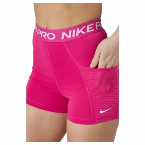 Nike Pro Dri-fit Women's 3" Hi Active Pink/white