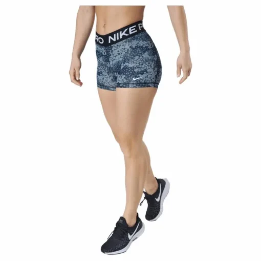 Nike Pro Dri-fit Women's 3" Pr Aviator Grey/black/white