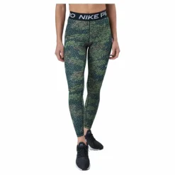 Nike Pro Dri-fit Women's Print Treeline/black/white