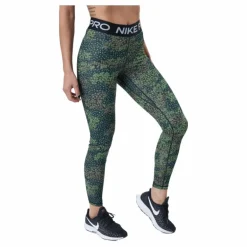 Nike Pro Dri-fit Women's Print Treeline/black/white