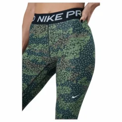 Nike Pro Dri-fit Women's Print Treeline/black/white