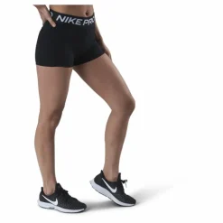 Nike Pro Women's 3" Shorts BLACK/WHITE