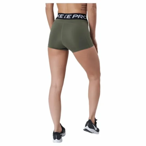Nike Pro Women's 3" Shorts Medium Olive/black/black