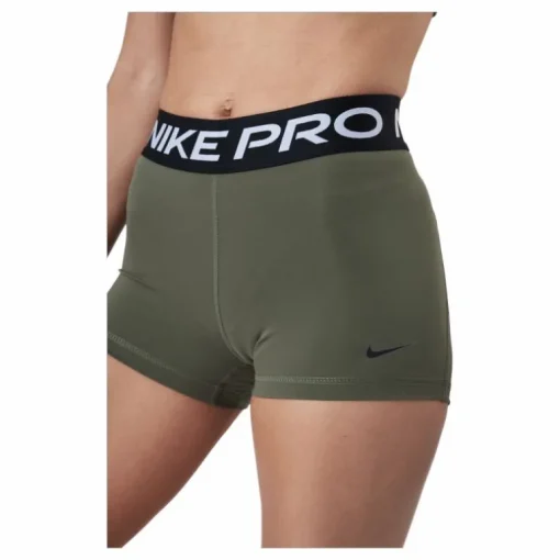 Nike Pro Women's 3" Shorts Medium Olive/black/black