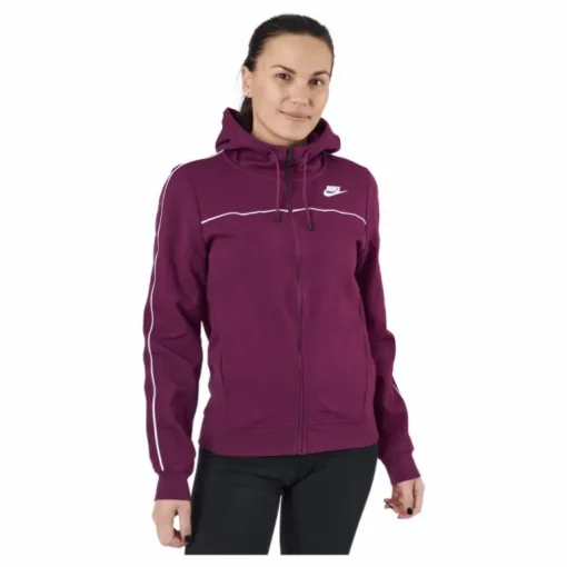 Nike Sportswear Women's Full-z Sangria/white