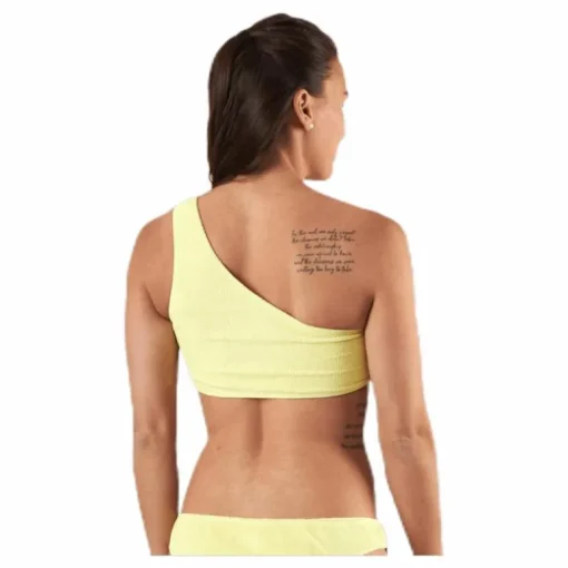 Nora Bikini Oneshoulder Top Yellow