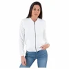 Nova Lux Bomber Jacket Solid 8 White