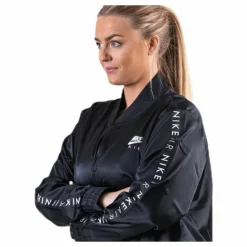 Nsw Air Track Jacket Satin Plus Black