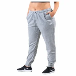 Nsw Essential Pant Reg Plus White/Grey