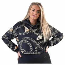 NSW Hoody Glam Dunk Plus Black