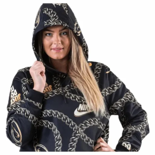 NSW Hoody Glam Dunk Plus Black