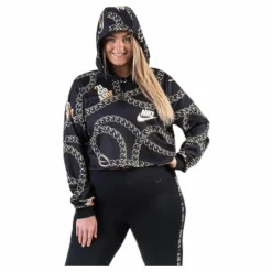 NSW Hoody Glam Dunk Plus Black
