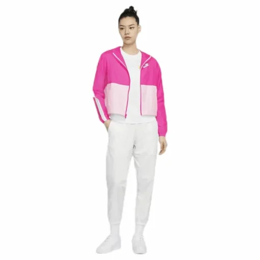 Nsw Jkt Wvn Pink/White