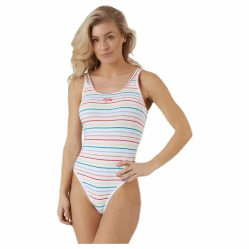 Nsw Retro Fem Bdsuit Aop 2 Red