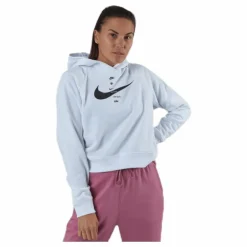 Nsw Swsh Hoodie Flc Bb White/Black
