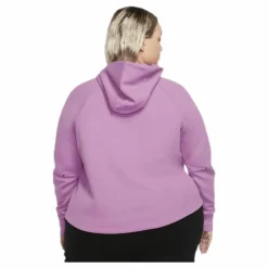 Nsw tch flc wr hoody fz plus Pink