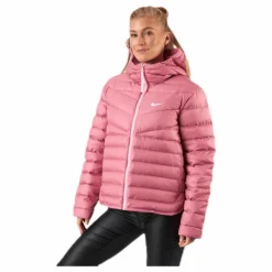Nsw Wr Lt Wt Dwn Jkt Pink/White