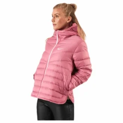 Nsw Wr Lt Wt Dwn Jkt Pink/White