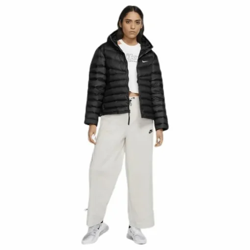 Nsw Wr Lt Wt Dwn Jkt White/Black