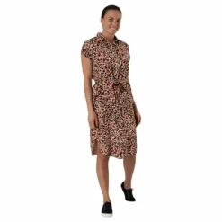 Nya Ss Shirt Dress Orange