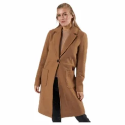 Olivia-Astrid Wool Coat Otw Brown