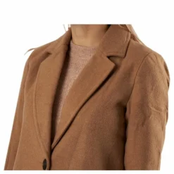 Olivia-Astrid Wool Coat Otw Brown