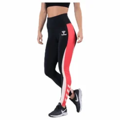 Oliza High Waist Tights Pink/Black
