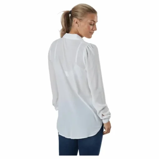 Onlcloudy Ls Shirt Wvn Cloud Dancer