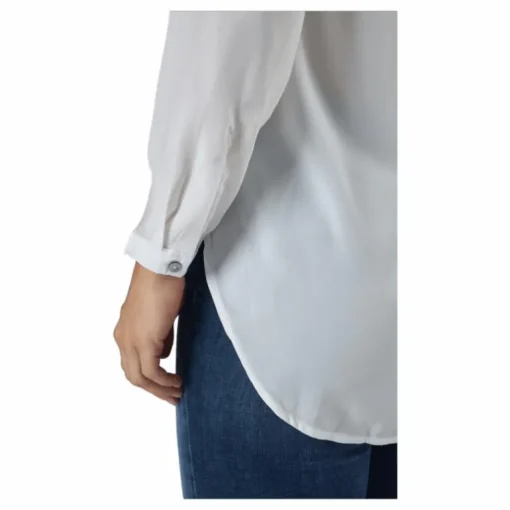 Onlcloudy Ls Shirt Wvn Cloud Dancer