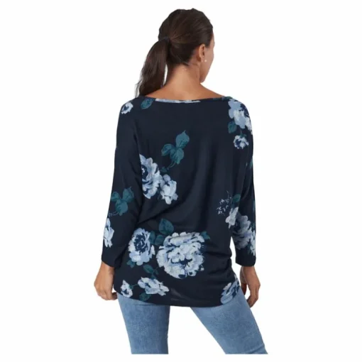 Onlelcos 4/5 Aop Top Jrs Noos Black
