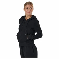 Onlfeel Life L/s Zip Hood Swt Black
