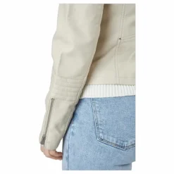 Onlgemma Faux Leather Biker Ot Silver Lining