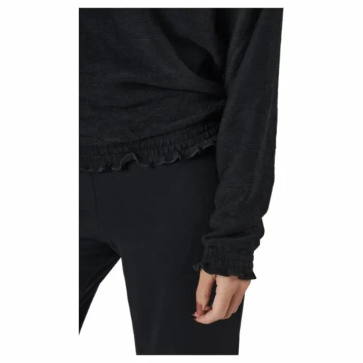 Onljenka L/s O-neck Smock Top Black