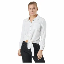 Onllecey Ls Knot Shirt Noos Cloud Dancer
