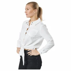 Onllecey Ls Knot Shirt Noos Cloud Dancer