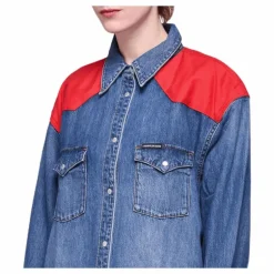 Oversized Foundation Shirt Blue